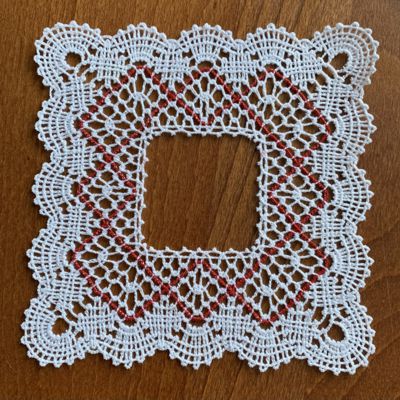 Freestanding Bobbin Lace Doily