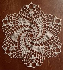 FSL Crochet Spiral Doily