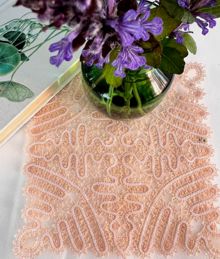 Freestanding Battenberg Square Lace Doily Machine Embroidery Design