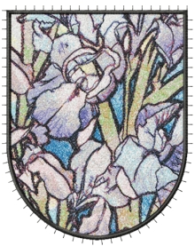Irises Bag Panel