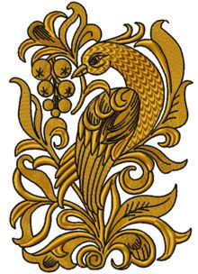 Fairy Bird Machine Embroidery Design