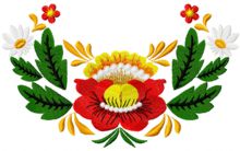 Folk Flower Motif