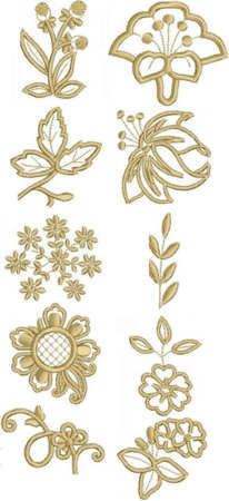 Flower Embellishment Set