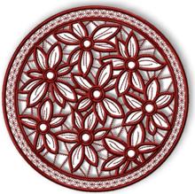 Cutwork Lace Flower Bed Doily