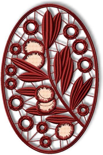 Cutwork Lace Olives II 