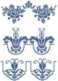 Porcelain Motif Embellishment Set