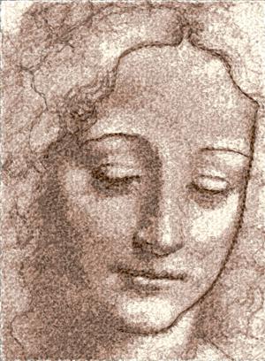 Leonardo. Head of Woman.
