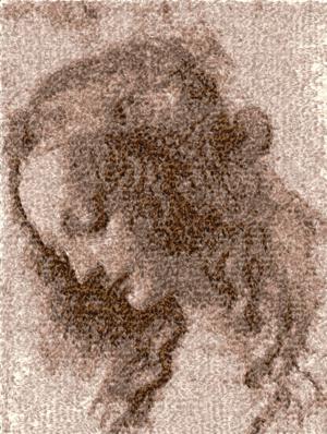 Leonardo. Head of Woman.