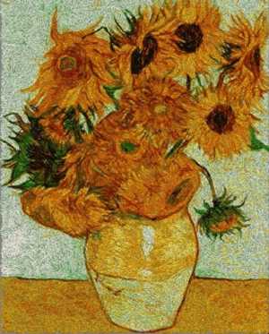 Twelve Sunflowers in a Vase by Vincent van Gogh.