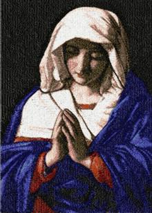 Virgin in Prayer by Sassoferrato