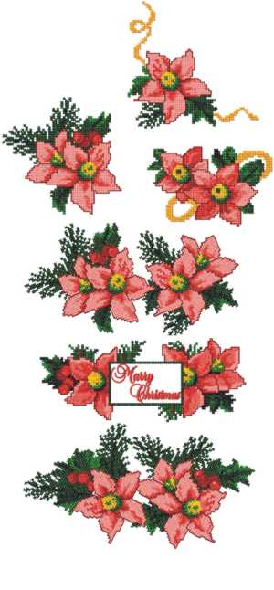 Poinsettia Linen Set