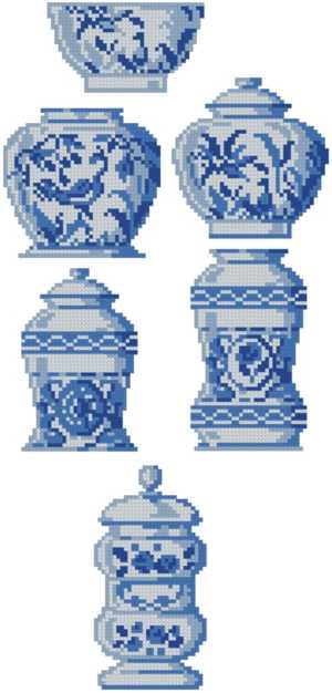 Porcelain Vase Set