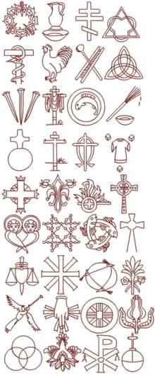 Christian Symbol (Chrismon) Set