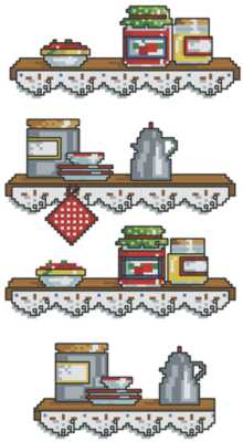 Kitchen Shelf Set