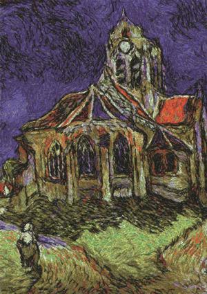 Church in Auvers by Vincent van Gogh