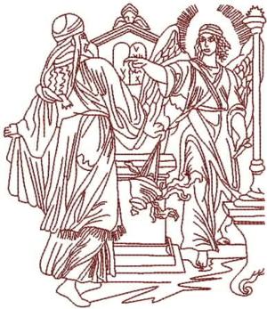 Angel Gabriel and Zechariah