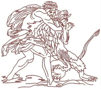 Samson Kills the Lion