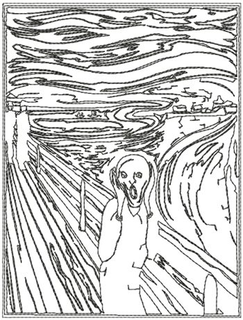 The Scream by Edvard Munch