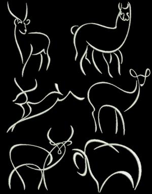 Wild Animal Silhouette Set I