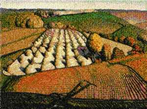 Fall Ploughing by Grant Wood