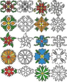 Flowers for Quilt Blocks Set II