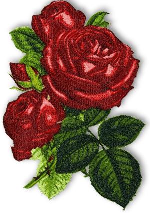 Rose sketch redwork machine embroidery design - Machine Embroidery Geek