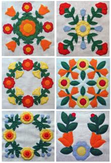 Antique Quilt Applique Set