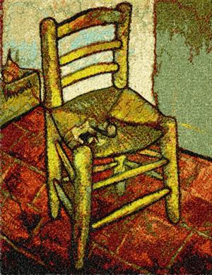 Chair with Pipe by Van Gogh