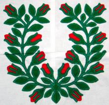 Baltimore Quilt: Rose Garland Applique