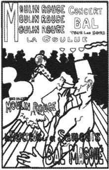 Moulin Rouge - La Goulue by Henri de Toulouse-Lautrec
