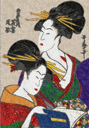 Geishas by Kitagawa