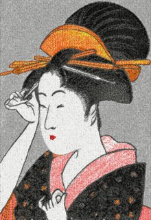 Courtesan by Kitagawa Utamaro 