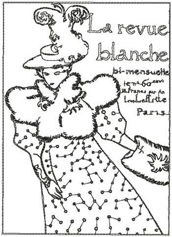La Revue Blanche by Toulouse-Lautrec