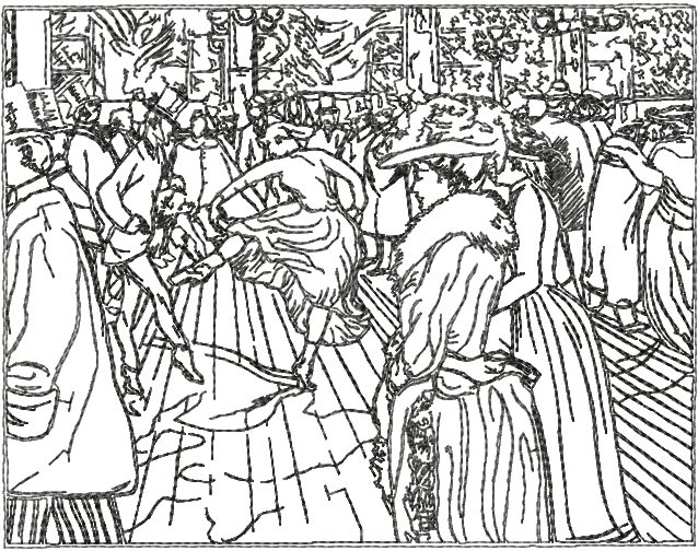 Coloring pages moulin rouge