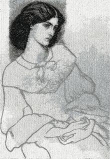 Portrait of Jane Morris by Dante Gabriel Rossetti