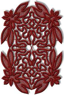 FSL Point Lace Astartea Doily