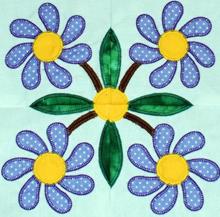 Baltimore Quilt: Daisy Applique