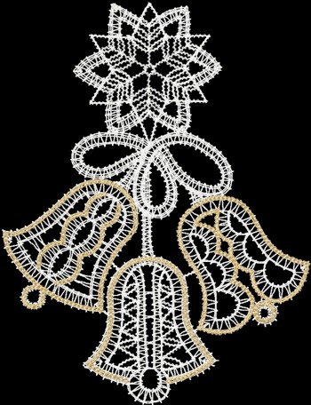 FSL Battenberg Christmas Bells Lace