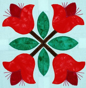 Baltimore Quilt: Tulip Applique