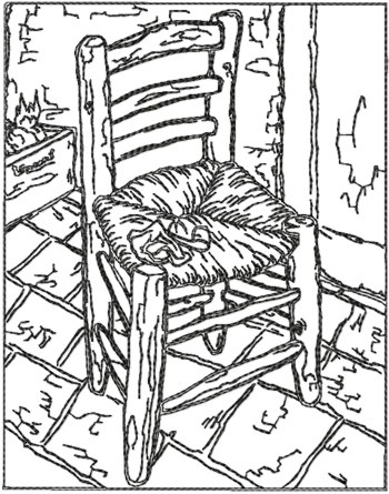 Chair with Pipe by Van Gogh