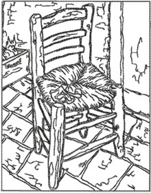 Chair with Pipe by Van Gogh