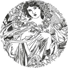 Alphonse Mucha Calendar Series: December