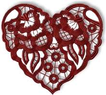 Cutwork Lace Heart