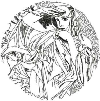 Alphonse Mucha Calendar Series: March