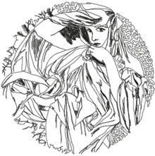 Alphonse Mucha Calendar Series: March