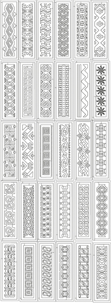 Mexican Motif Set