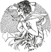 Alphonse Mucha Calendar Series: September