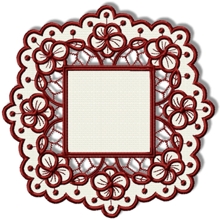 Cutwork Spring Doily