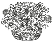 Basket of Flowers