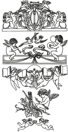 One-Color Victorian Angel Set